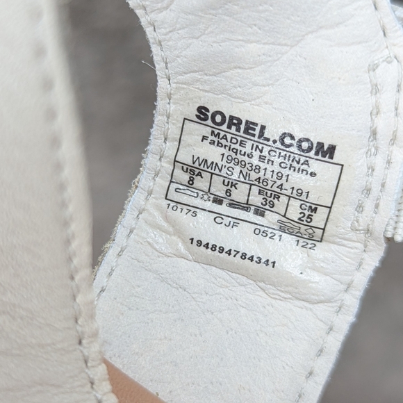 Sorel Joanie III Ankle Strap Wedge Sandal Women's 8 - Picture 11 of 13